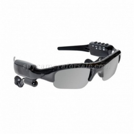 Spy Sunglasses Camera - 4GB Sunglasses Camera DVR Video Recorder MP3 Player with Scalable Earphones