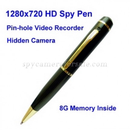 HD Spy Pen Camera DVR - 1280*720 HD Spy Pen Digital Video Recorder with 8G Memory PinHole Camera