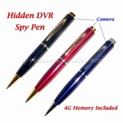 HD Spy Pen Camera DVR - High Resolution 1280x960 Spy Pen Digital Video Recorder with 4G Memory Included