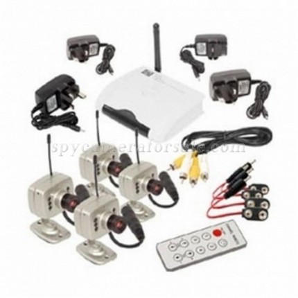 2.4GHZ Wireless Spy Camera - Wireless Security Cameras 2.4Ghz Wireless Camera Kit