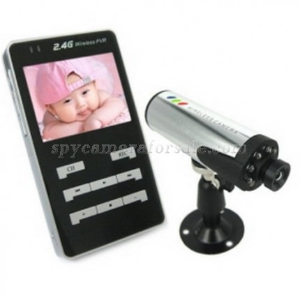 2.4GHZ Wireless Spy Camera - 2.5 Inch 4-channel Wireless Spy Camera Baby Monitor