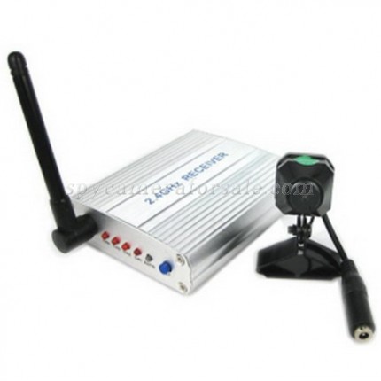 Wireless hidden Spy Cam - 380 TV lines Ultra Small Wireless Camera Kit with 4 Channels