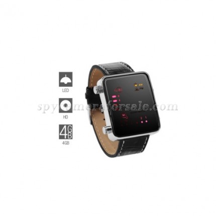 spy cameras - Spy Watch Hidden Camera 4GB Cool LED Watch Digital Video Recorder with Voice Recorder