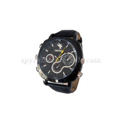 hidden Spy Watch Cameras - 1080P HD Waterproof Stainless Cover Spy Watch with Web Camera (4GB)