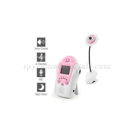 Baby Monitor with Night Vision and AV OUT (Flower Design)