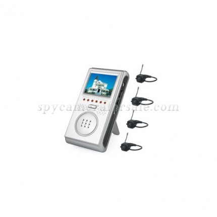 nanny spy camera - 2.5-inch Wireless Four Channel AV Baby Monitor with Four Wireless Cameras