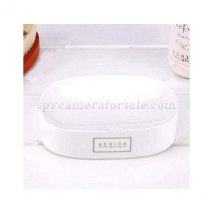 Soap Box Hidden Bathroom Spy Cams DVR - White Soap Box Camera 720P HD Motion Ativated Bathroom Hidden Camera Remote Control ON/OFF DVR 16GB