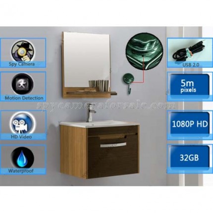 Pothook Washroom Spy Camera - Stainless Steel Bathroom Hook Hidden HD Spy Camera DVR 32GB 1920X1080 Motion detection