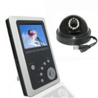 2.4GHZ Wireless Spy Camera - 2.5 Inch TFT LCD 2.4GHz Wireless DVR Baby Monitor Kit with Wireless 2.4 Ghz Color Spy Camera