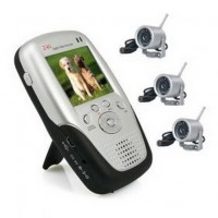 2.4GHZ Wireless Spy Camera - 2.4Ghz 2.5 Inch Four Channel MP4 Baby Monitor with 3x Night Vision Camera