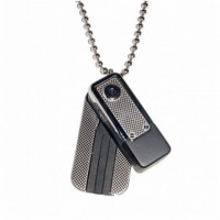 Necklace Camera Spy Camcoder Motion Detection 30 FPS 640x480 - Motion-Activated Necklace Style Mini Digital Video Recorder 2GB Memory included Hidden Camera