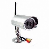 Wireless hidden Spy Cam - 2.4GHz Wireless Weatherproof Security Camera with 1/4" Sharp CCD & 15m Night Vision Range