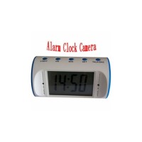 Spy Clock Cameras recoder - 1280*960 Alarm white Clock Camera with Remote Controller Spy Clock Camcorder with PC Camera(8GB)