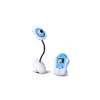 Nanny Camera - Baby Monitor with Night Vision and AV OUT (Flower Design/Blue)