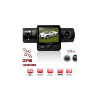Car Camera DVR Recorder - GPS Car Black Box Camcorder 2.0" Dual Camera Vehicle IR DVR